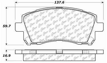 Disc Brake Pad Set CE 103.07210