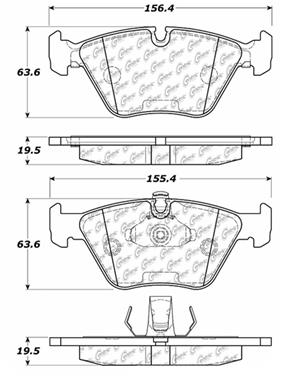 Disc Brake Pad Set CE 103.07250