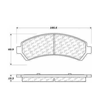 Disc Brake Pad Set CE 103.07260