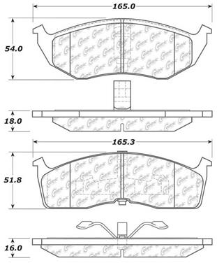 Disc Brake Pad Set CE 103.07300