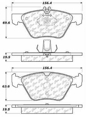 Disc Brake Pad Set CE 103.07400