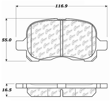 Disc Brake Pad Set CE 103.07410