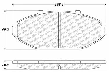 Disc Brake Pad Set CE 103.07480