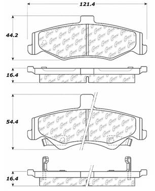 Disc Brake Pad Set CE 103.07500