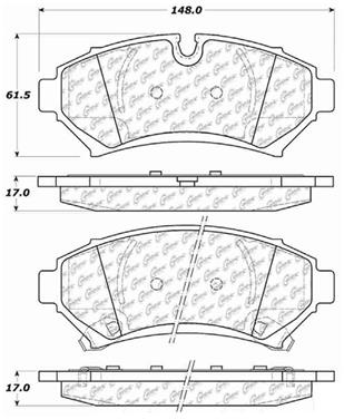 Disc Brake Pad Set CE 103.07530