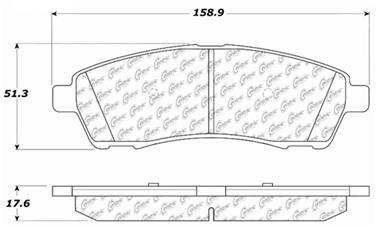 Disc Brake Pad Set CE 103.07570