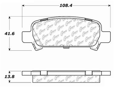 Disc Brake Pad Set CE 103.07700