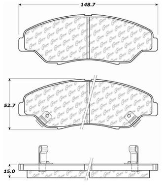 Disc Brake Pad Set CE 103.07740