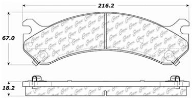 Disc Brake Pad Set CE 103.07840