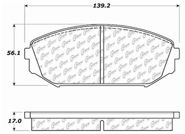 Disc Brake Pad Set CE 103.07930