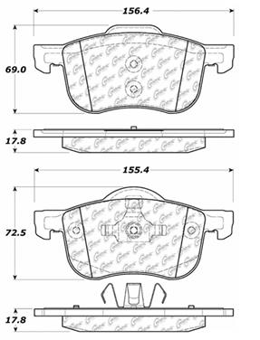 Disc Brake Pad Set CE 103.07940