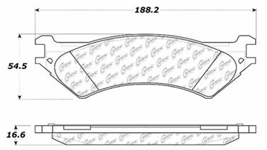 Disc Brake Pad Set CE 103.08020