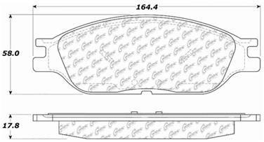 Disc Brake Pad Set CE 103.08030