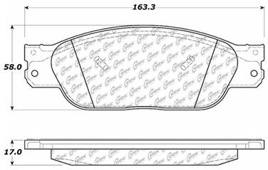 Disc Brake Pad Set CE 103.08050