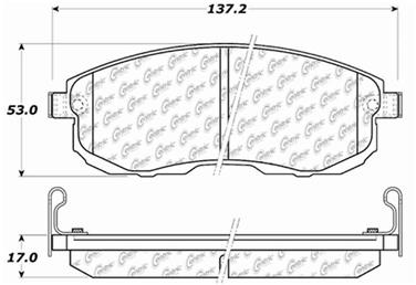 Disc Brake Pad Set CE 103.08150