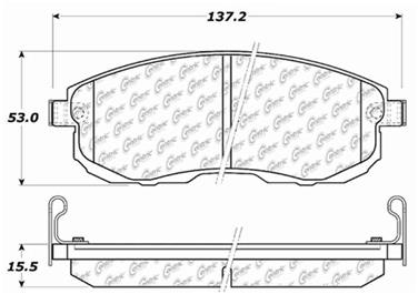 Disc Brake Pad Set CE 103.08151