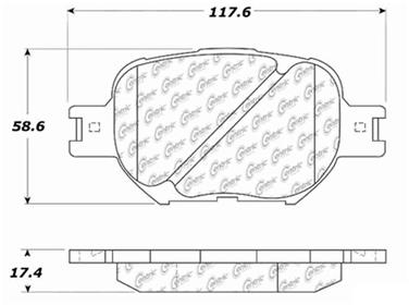 Disc Brake Pad Set CE 103.08170