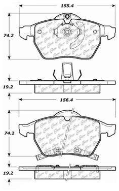 Disc Brake Pad Set CE 103.08190