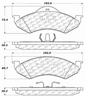 Disc Brake Pad Set CE 103.08200