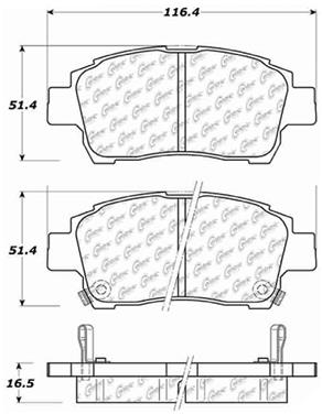 Disc Brake Pad Set CE 103.08220