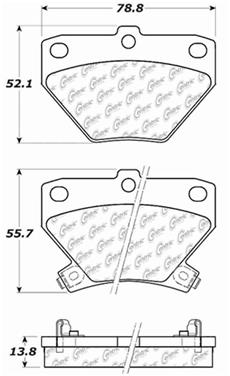 Disc Brake Pad Set CE 103.08230