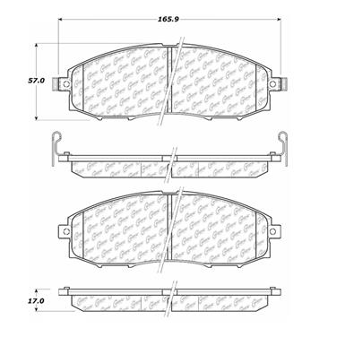 Disc Brake Pad Set CE 103.08300