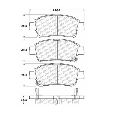 Disc Brake Pad Set CE 103.08310