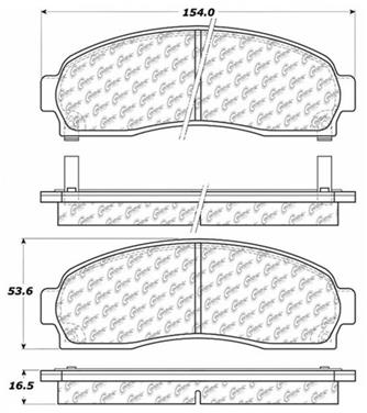 Disc Brake Pad Set CE 103.08330