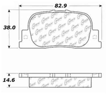 Disc Brake Pad Set CE 103.08350