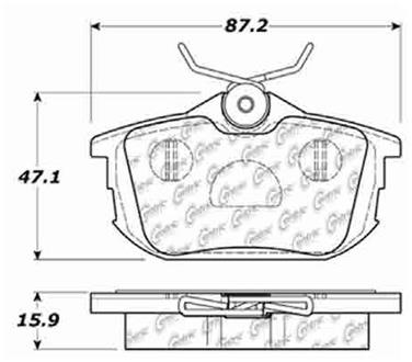 Disc Brake Pad Set CE 103.08380