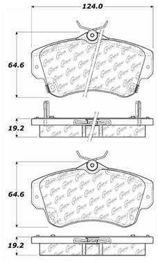 Disc Brake Pad Set CE 103.08410