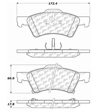 Disc Brake Pad Set CE 103.08570