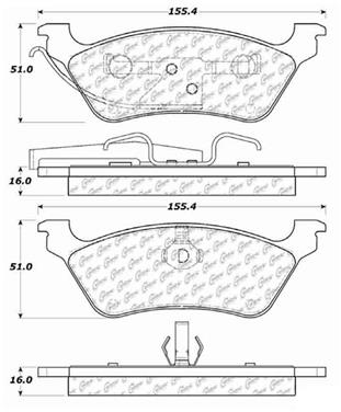 Disc Brake Pad Set CE 103.08580