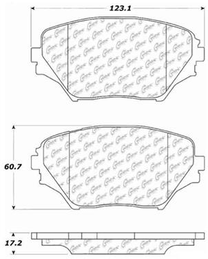 Disc Brake Pad Set CE 103.08620