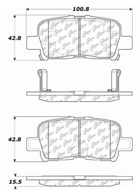 Disc Brake Pad Set CE 103.08650