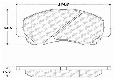 Disc Brake Pad Set CE 103.08660