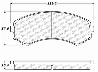 Disc Brake Pad Set CE 103.08670