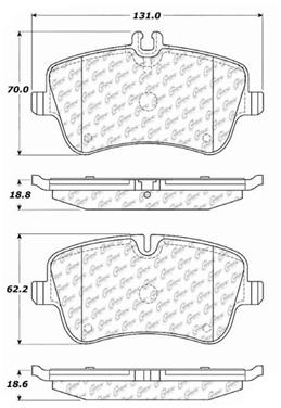 Disc Brake Pad Set CE 103.08720