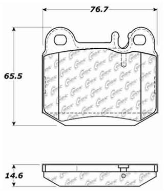 Disc Brake Pad Set CE 103.08740