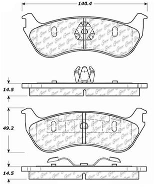 Disc Brake Pad Set CE 103.08810