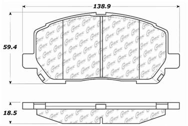 Disc Brake Pad Set CE 103.08840