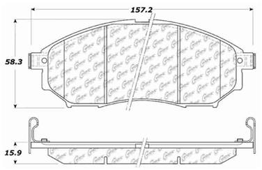 Disc Brake Pad Set CE 103.08880