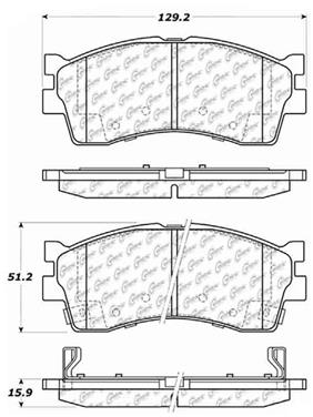 Disc Brake Pad Set CE 103.08890