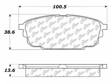 Disc Brake Pad Set CE 103.08920