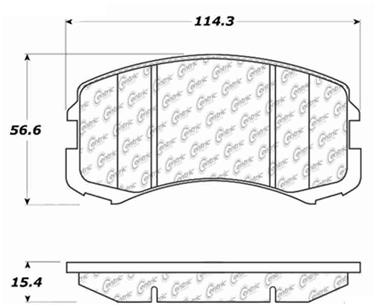 Disc Brake Pad Set CE 103.09040