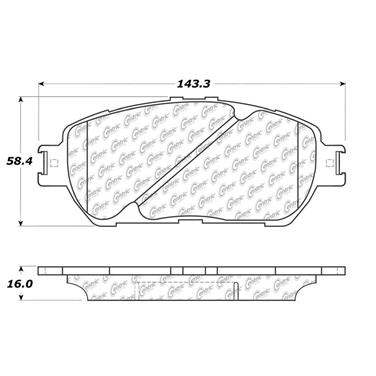 Disc Brake Pad Set CE 103.09060