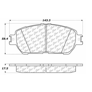 Disc Brake Pad Set CE 103.09061