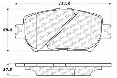 Disc Brake Pad Set CE 103.09080