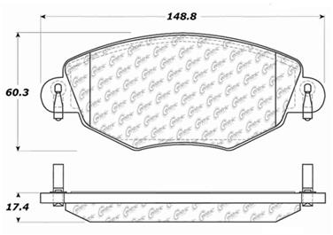 Disc Brake Pad Set CE 103.09100