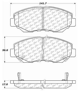 Disc Brake Pad Set CE 103.09140